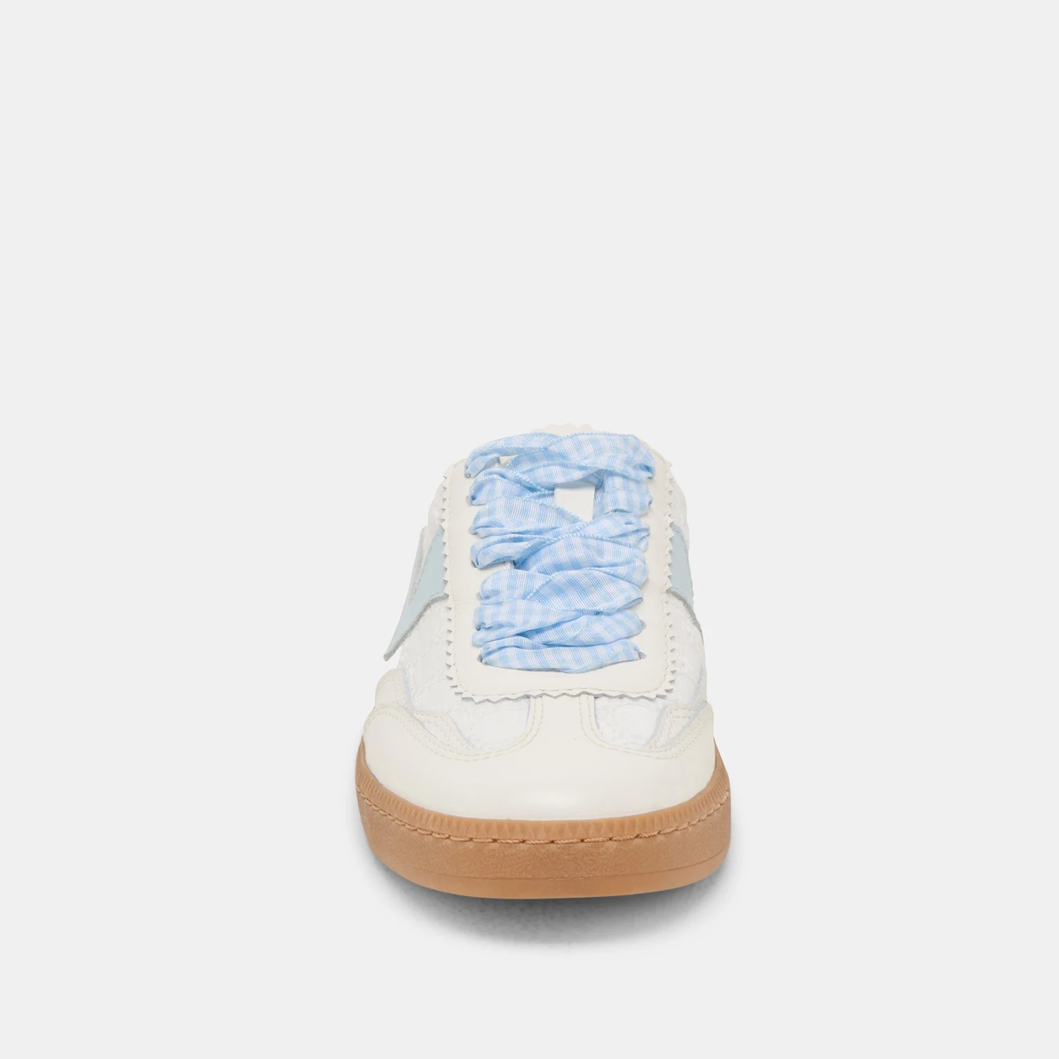 NOTICE SLIDE SNEAKERS WHITE BLUE EYELET(Notice Slide Sneakers White Blue Eyelet) 6 NOTICE SLIDE SNEAKERS WHITE BLUE EYELET(Notice Slide Sneakers White Blue Eyelet) - Image 6