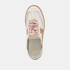 NOTICE SLIDE SNEAKERS WHITE PINK EYELET(Notice Slide Sneakers White Pink Eyelet) -Dolce Vita Shop DOLCEVITA SNEAKERS NOTICESLIDE WHITE PINKEYELET 06