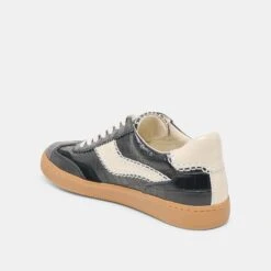 NOTICE STITCH SNEAKERS NOIR CROCO EMBOSSED LEATHER(Notice Stitch Sneakers Noir Croco Embossed Leather) -Dolce Vita Shop DOLCEVITA SNEAKERS NOTICESTITCH NOIRCROCOEMBOSSEDLEATHER 08