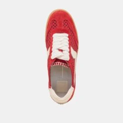 NOTICE SNEAKERS CHERRY PERFORATED NUBUCK(Notice Sneakers Cherry Perforated Nubuck) -Dolce Vita Shop DOLCEVITA SNEAKERS NOTICE CHERRYPERFORATEDNUBUCK 06