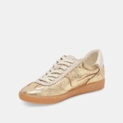 NOTICE SNEAKERS GOLD DISTRESSED LEATHER(Notice Sneakers Gold Distressed Leather) -Dolce Vita Shop DOLCEVITA SNEAKERS NOTICE GOLDDISTRESSEDLEATHER 09