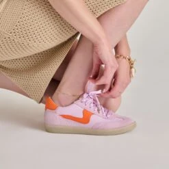 NOTICE SNEAKERS ORCHID NYLON(Notice Sneakers Orchid Nylon) -Dolce Vita Shop DOLCEVITA SNEAKERS NOTICE ORCHIDNYLON ONFOOT 02