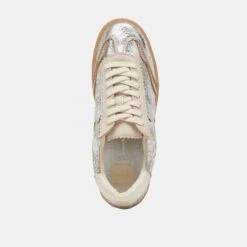 NOTICE SNEAKERS SILVER DISTRESSED LEATHER(Notice Sneakers Silver Distressed Leather) -Dolce Vita Shop DOLCEVITA SNEAKERS NOTICE SILVERDISTRESSEDLEATHER 06