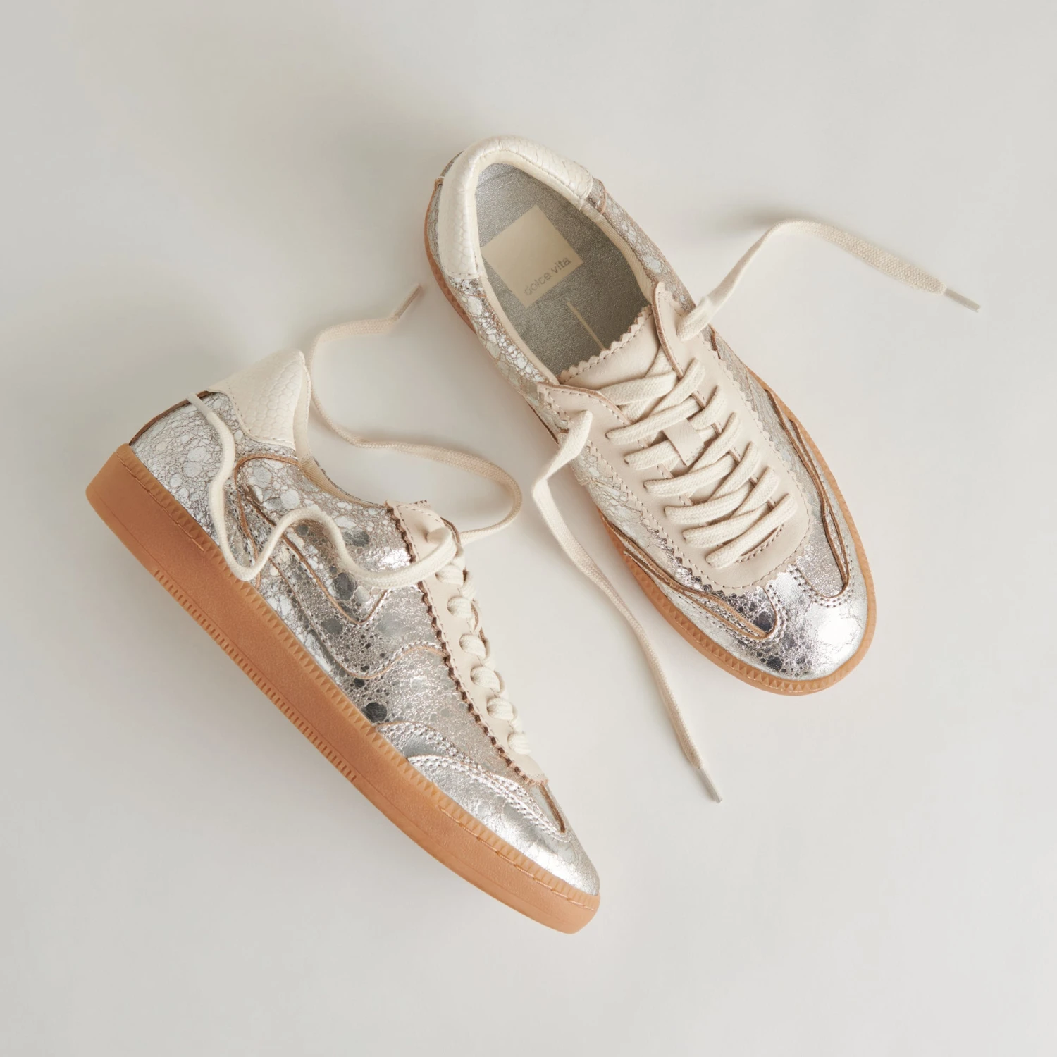 NOTICE SNEAKERS SILVER DISTRESSED LEATHER - Re:vita(Notice Sneakers Silver Distressed Leather Resale) 5 NOTICE SNEAKERS SILVER DISTRESSED LEATHER - Re:vita(Notice Sneakers Silver Distressed Leather Resale) - Image 5