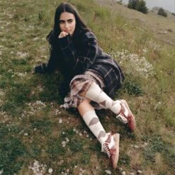 NOTICE STITCH SNEAKERS OXBLOOD CROCO EMBOSSED LEATHER(Notice Stitch Sneakers Oxblood Croco Embossed Leather) -Dolce Vita Shop DOLCEVITA SNEAKERS NOTICE STITCH OXBLOOD CROCO EMBOSSED LEATHER 1