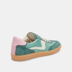 NOTICE SNEAKERS GREEN SUEDE(Notice Sneakers Green Suede) -Dolce Vita Shop DOLCEVITA SNEAKERS NOTICE WHITEGREENLEATHER 03