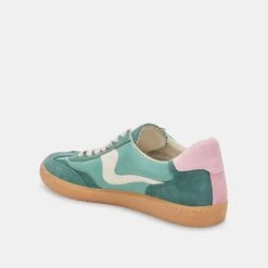 NOTICE SNEAKERS GREEN SUEDE(Notice Sneakers Green Suede) -Dolce Vita Shop DOLCEVITA SNEAKERS NOTICE WHITEGREENLEATHER 08