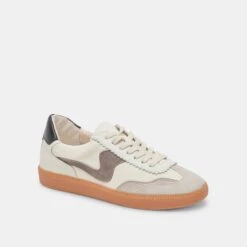 NOTICE SNEAKERS WHITE GREY LEATHER(Notice Sneakers White Grey Leather) -Dolce Vita Shop DOLCEVITA SNEAKERS NOTICE WHITE GREYLEATHER 01