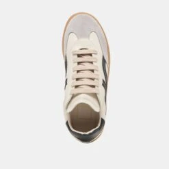 REBEL SNEAKERS WHITE BLACK LEATHER(Rebel Sneakers White Black Leather) -Dolce Vita Shop DOLCEVITA SNEAKERS REBEL WHITEBLACKLEATHER 06