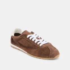 SERINA SNEAKERS DK BROWN SUEDE(Serina Sneakers Dk Brown Suede) -Dolce Vita Shop DOLCEVITA SNEAKERS SERINA DKBROWNSUEDE 01