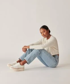 TIGER SNEAKERS WHITE LEATHER(Tiger Sneakers White Leather) 21 TIGER SNEAKERS WHITE LEATHER(Tiger Sneakers White Leather) -Dolce Vita Shop DOLCEVITA SNEAKERS TIGER WHITELEATHER ONFOOT 6