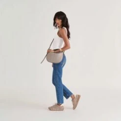 BURANO CROSSBODY GREY LEATHER(Burano Crossbody Grey Leather) -Dolce Vita Shop DOLCEVITA SNEAKERS TRICIA TANLEOPARDPRINTEDSUEDE ONFOOT BURANOGREY 02 fbd994d5 04d0 4338 850a d36f15db03cd