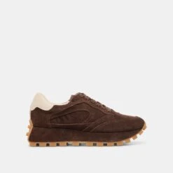 TRICIA SNEAKERS DK BROWN SUEDE(Tricia Sneakers Dk Brown Suede)
