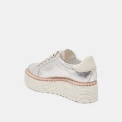 TWAIN SNEAKERS SILVER CRACKLED LEATHER(Twain Sneakers Silver Crackled Leather) -Dolce Vita Shop DOLCEVITA SNEAKERS TWAIN SILVERCRACKLEDLEATHER 09copy