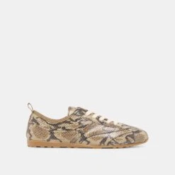 VIPER SNEAKERS SNAKE PRINT EMBOSSED LEATHER(Viper Sneakers Snake Print Embossed Leather)