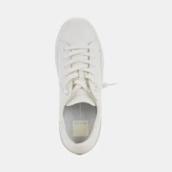 ZINA 360 SNEAKERS WHITE RECYCLED LEATHER(Zina 360 Sneakers White Recycled Leather) -Dolce Vita Shop DOLCEVITA SNEAKERS ZINA360 WHITERECYCLEDLEATHER 06