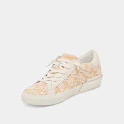 ZINA FLORAL SNEAKERS CREME FLORAL RAFFIA(Zina Floral Sneakers Creme Floral Raffia) 16 ZINA FLORAL SNEAKERS CREME FLORAL RAFFIA(Zina Floral Sneakers Creme Floral Raffia) -Dolce Vita Shop DOLCEVITA SNEAKERS ZINAFLORAL CREMEFLORALRAFFIA 08