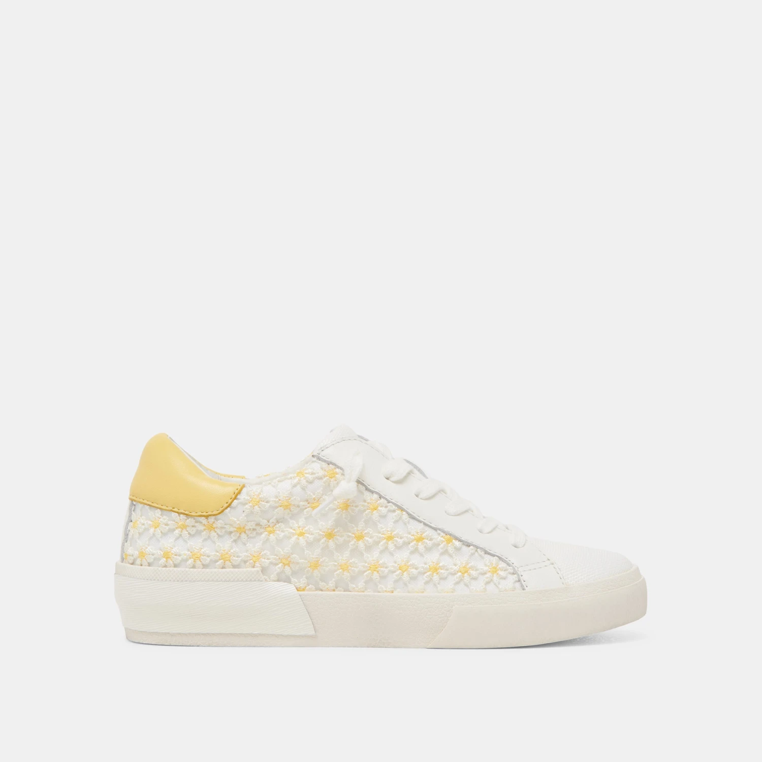ZINA FLORAL SNEAKERS WHITE YELLOW FLORAL MESH(Zina Floral Sneakers White Yellow Floral Mesh) 1 ZINA FLORAL SNEAKERS WHITE YELLOW FLORAL MESH(Zina Floral Sneakers White Yellow Floral Mesh)