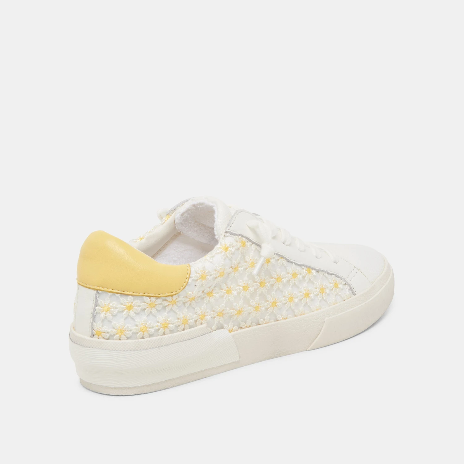 ZINA FLORAL SNEAKERS WHITE YELLOW FLORAL MESH(Zina Floral Sneakers White Yellow Floral Mesh) 3 ZINA FLORAL SNEAKERS WHITE YELLOW FLORAL MESH(Zina Floral Sneakers White Yellow Floral Mesh) - Image 3