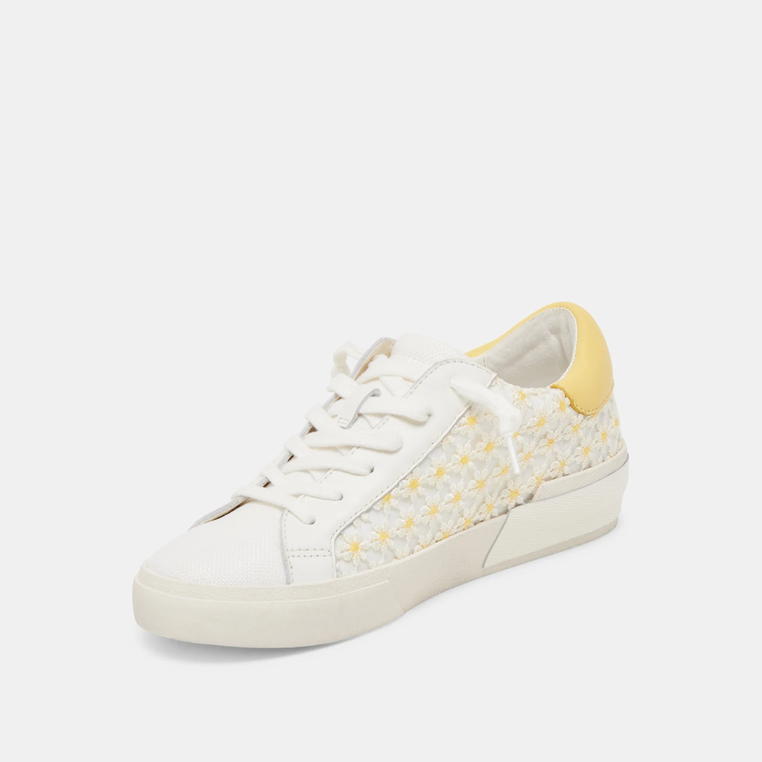 ZINA FLORAL SNEAKERS WHITE YELLOW FLORAL MESH(Zina Floral Sneakers White Yellow Floral Mesh) 4 ZINA FLORAL SNEAKERS WHITE YELLOW FLORAL MESH(Zina Floral Sneakers White Yellow Floral Mesh) - Image 4