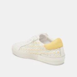 ZINA FLORAL SNEAKERS WHITE YELLOW FLORAL MESH(Zina Floral Sneakers White Yellow Floral Mesh) 13 ZINA FLORAL SNEAKERS WHITE YELLOW FLORAL MESH(Zina Floral Sneakers White Yellow Floral Mesh) -Dolce Vita Shop DOLCEVITA SNEAKERS ZINAFLORAL WHITE YELLOWFLORALMESH 09