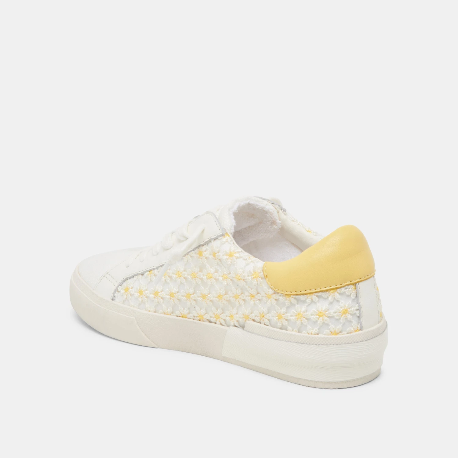 ZINA FLORAL SNEAKERS WHITE YELLOW FLORAL MESH(Zina Floral Sneakers White Yellow Floral Mesh) 5 ZINA FLORAL SNEAKERS WHITE YELLOW FLORAL MESH(Zina Floral Sneakers White Yellow Floral Mesh) - Image 5