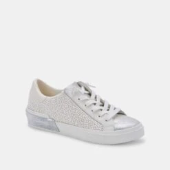 ZINA PEARL SNEAKERS VANILLA PEARLS(Zina Pearl In Vanilla Pearls) -Dolce Vita Shop DOLCEVITA SNEAKERS ZINAPEARL SILVERPEARLS 01