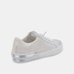ZINA PEARL SNEAKERS VANILLA PEARLS(Zina Pearl In Vanilla Pearls) -Dolce Vita Shop DOLCEVITA SNEAKERS ZINAPEARL SILVERPEARLS 03