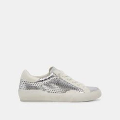 ZINA PERF 360 SNEAKERS SILVER LEATHER - Re:vita(Zina Perf 360 Sneakers Silver Leather Resale)