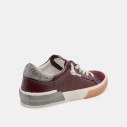 ZINA SNEAKERS BURGUNDY CRINKLE PATENT(Zina Sneakers Burgundy Crinkle Patent) -Dolce Vita Shop DOLCEVITA SNEAKERS ZINA BURGUNDYCRINKLEPATENT 03