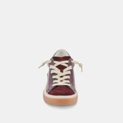 ZINA SNEAKERS BURGUNDY CRINKLE PATENT(Zina Sneakers Burgundy Crinkle Patent) -Dolce Vita Shop DOLCEVITA SNEAKERS ZINA BURGUNDYCRINKLEPATENT 04