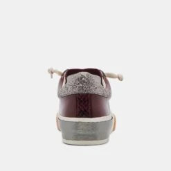 ZINA SNEAKERS BURGUNDY CRINKLE PATENT(Zina Sneakers Burgundy Crinkle Patent) -Dolce Vita Shop DOLCEVITA SNEAKERS ZINA BURGUNDYCRINKLEPATENT 05