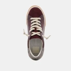 ZINA SNEAKERS BURGUNDY CRINKLE PATENT(Zina Sneakers Burgundy Crinkle Patent) -Dolce Vita Shop DOLCEVITA SNEAKERS ZINA BURGUNDYCRINKLEPATENT 06