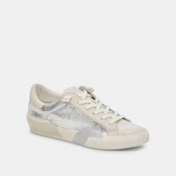 Dolce Vita ZINA SNEAKERS CHROME DISTRESSED LEATHER(Zina Sneakers Chrome Distressed Leather) -Dolce Vita Shop DOLCEVITA SNEAKERS ZINA CHROMEDISTRESSEDLEATHER 01