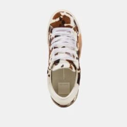 ZINA SNEAKERS COCOA TAURUS CALF HAIR(Zina Sneakers Cocoa Taurus Calf Hair) -Dolce Vita Shop DOLCEVITA SNEAKERS ZINA COCOATAURUSCALFHAIR 06
