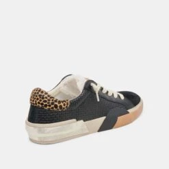 ZINA PLUSH SNEAKERS BLACK MULTI WOVEN(Zina Plush Sneakers Black Multi Woven) -Dolce Vita Shop DOLCEVITA SNEAKERS ZINA PLUSH BLACK MULTI WOVEN 03