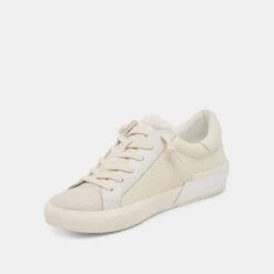 ZINA PLUSH SNEAKERS OFF WHITE WOVEN(Zina Plush Sneakers Off White Woven) -Dolce Vita Shop DOLCEVITA SNEAKERS ZINA PLUSH OFF WHITE WOVEN 08