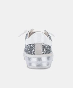 ZINA SNEAKERS SILVER GLITTER(Zina Sneakers Silver Glitter) -Dolce Vita Shop DOLCEVITA SNEAKERS ZINA SILVER GLITTER HEEL preview maxWidth 2000 maxHeight 2000