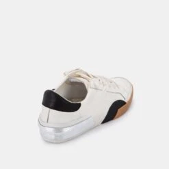 ZINA WIDE SNEAKERS WHITE BLACK LEATHER(Zina Wide Sneakers White Black Leather) -Dolce Vita Shop DOLCEVITA SNEAKERS ZINA WHITE BLACK BACK c5529122 8f21 4194 bb66 955b8979ef40