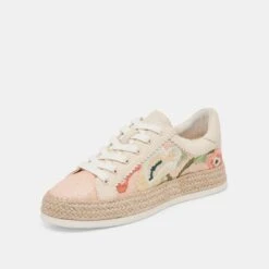 AZALIA SNEAKERS PINK FLORAL RAFFIA(Azalia Sneakers Pink Floral Raffia) -Dolce Vita Shop DOLCEVITA SNEAKER AZALIA PINKFLORALRAFFIA 08