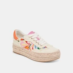 FREDY SNEAKERS FLORAL MULTI CANVAS(Fredy Sneakers Floral Multi Canvas) -Dolce Vita Shop DOLCEVITA SNEAKER FREDY FLORALMULTICANVAS 01