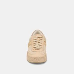 NOTICE ESPADRILLE BEAD SNEAKERS GOLD MULTI BURLAP(Notice Espadrille Bead Sneakers Gold Multi Burlap) -Dolce Vita Shop DOLCEVITA SNEAKER NOTICEESPADRILLEBEAD GOLDMULTIBURLAP 04