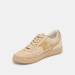 NOTICE ESPADRILLE BEAD SNEAKERS GOLD MULTI BURLAP(Notice Espadrille Bead Sneakers Gold Multi Burlap) -Dolce Vita Shop DOLCEVITA SNEAKER NOTICEESPADRILLEBEAD GOLDMULTIBURLAP 08