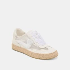 NOTICE ESPADRILLE BEAD SNEAKERS WHITE MESH(Notice Espadrille Bead Sneakers White Mesh) 12 NOTICE ESPADRILLE BEAD SNEAKERS WHITE MESH(Notice Espadrille Bead Sneakers White Mesh) -Dolce Vita Shop DOLCEVITA SNEAKER NOTICEESPADRILLEBEAD WHITEMESH 01