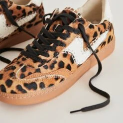 NOTICE STITCH SNEAKERS DK LEOPARD CALF HAIR(Notice Stitch Sneakers Dk Leopard Calf Hair) -Dolce Vita Shop DOLCEVITA SNEAKER NOTICESTITCH DKLEOPARDCALFHAIR DETAILS 04