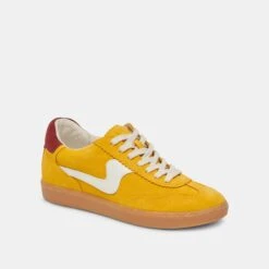 NOTICE SNEAKERS MUSTARD SUEDE(Notice Sneakers Mustard Suede) -Dolce Vita Shop DOLCEVITA SNEAKER NOTICE MUSTARDSUEDE 01