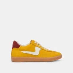 NOTICE SNEAKERS MUSTARD SUEDE(Notice Sneakers Mustard Suede)