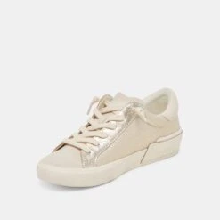ZINA SNEAKERS CHAMPAGNE EMBOSSED LEATHER(Zina Sneakers Champagne Embossed Leather) -Dolce Vita Shop DOLCEVITA SNEAKER ZINA CHAMPAGNE EMBOSSSED 08