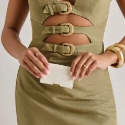 MINI-ME WALLET WHITE CROCO STELLA(Mini Me Wallet White Croco Stella) -Dolce Vita Shop DOLCEVITA WALLETS MINI ME WHITE