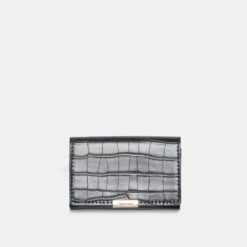 MINI-ME WALLET GREY CROCO STELLA(Mini Me Wallet Grey Croco Stella)